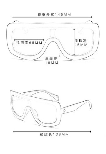 Lunettes de soleil célébrités Gafas Lentes Oculos de Sol Regalos Para Hombres y Mujeres - Photo 11/16