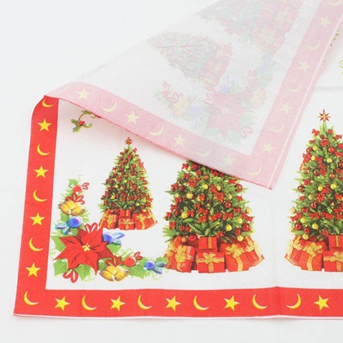 Party X-mas Lunch Paper Paper Napkins Napkins For Decoupage Christmas Napkin - Picture 12 of 18