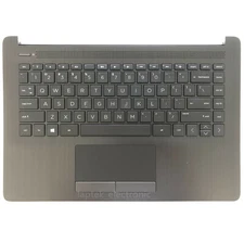 For HP 14-CK0066ST 14-CM0012NR 14-CM 14CK Palmrest Keyboard Touchpad L23241-001