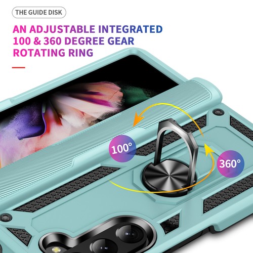 For Samsung Galaxy Z Fold 5 Fold 4/3 Shockproof Magnetic Ring Stand Case Cover - Picture 17 of 77