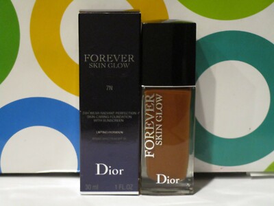 CHRISITAN DIOR ~ FOREVER SKIN GLOW 24 H WEAR PERFECTION FOUNDATION ~ 7N ~ BOXED