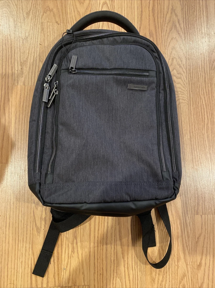 SAMSONITE Modern Utility Small LAPTOP BACKPACK Black Charcoal Travel Carry  On | eBay