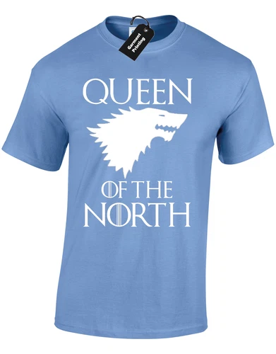 Queen Of The North Game King Snow Stark Thrones Unisex T-Shirt - Picture 3 of 11