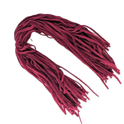 Wool Strips Rug Hooking Color MERLOT NE #6321, 18" long #4 Cut 50 ct ...