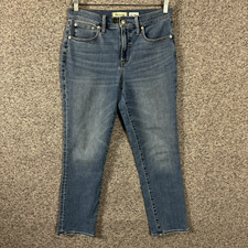 Madewell Women's Size 28 Blue Stretch Denim The Mid-Rise Perfect Vintage Jean