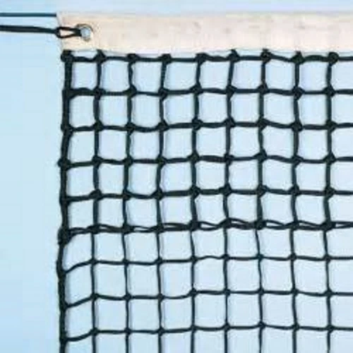 (01) RETE TENNIS SUPER TORNEO TRECCIA MM 3,5 LAV. C/N+6 MAGLIE DOPPIE+CENTRORETE