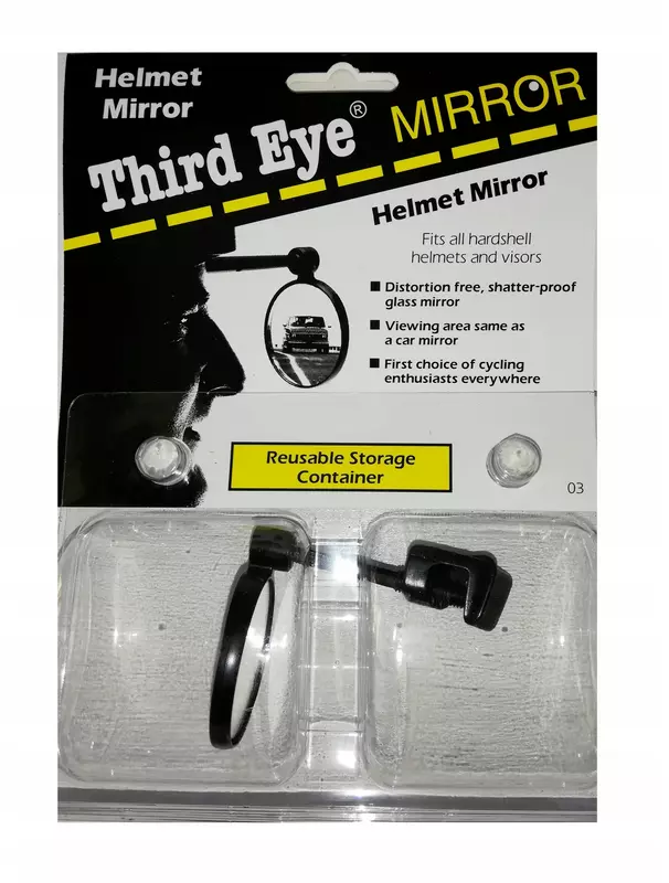 NEW Original Third Eye HELMET MIRROR from USA 12 grams