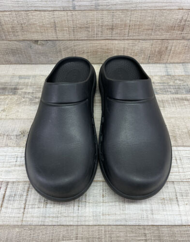 Oofos OOcloog Black Casual Slip On Recovery Unisex Clogs sz W-9 M 