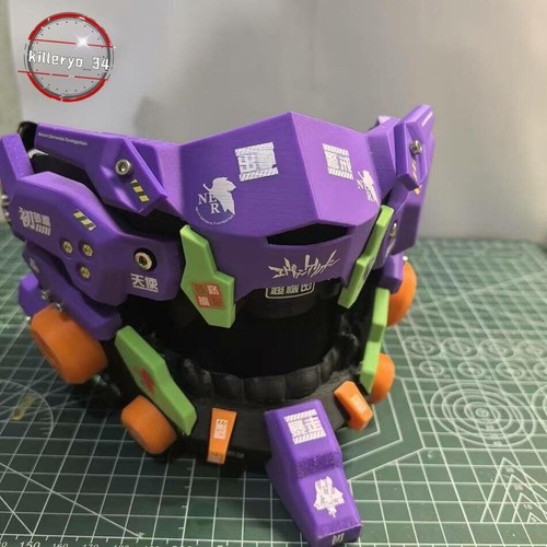 NEON GENESIS EVANGELION EVA-01 Mask cosplay props - Picture 11 of 12
