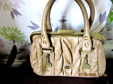 Borsa sopra braccio CLAUDIA CANOVA beige