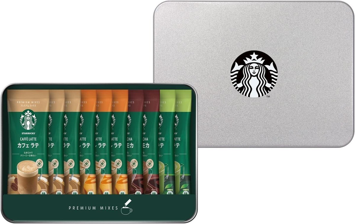 スターバックス　　10本セット Starbucks Premium Mix Gift SBP-20A Set 10 Packs In Box Free