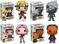 Naruto Shippuden Kakashi Sakura Tobi Pop! Animation #181-#184 Vinyl Figur Funko