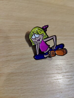Emaille Metall Pin Anstecker Zubehör Disney Lizzie McGuire Animated Cartoon