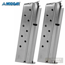 TWO Mec-Gar 1911 .38 Super 9-Round MAGAZINES Gov't MGCGOV38N FAST SHIP