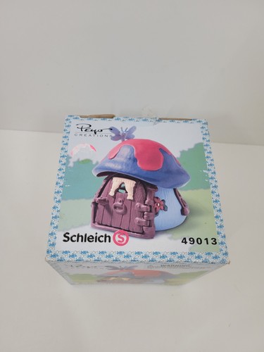 Smurf Blue Red House Schleich 49013 1978 NOB Read - Picture 2 of 6