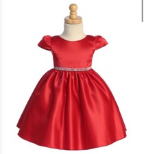 NEW Swea Pea And Lili Satin Flower Girl Formal Pageant Recital Birthday Wedding