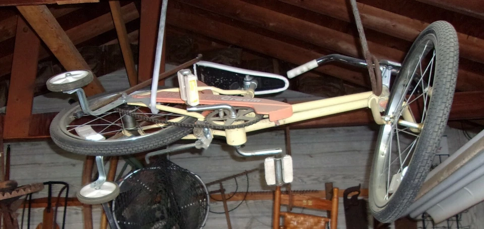 colombia vintage?  Peaches & Cream Niñas Banana Seat Bicicleta Años 70 Solo Recoger Foto 2 de 4