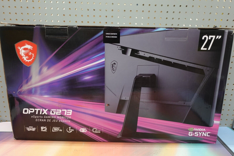 MSI Optix G273 27 inch QHD Monitor 824142255230 eBay