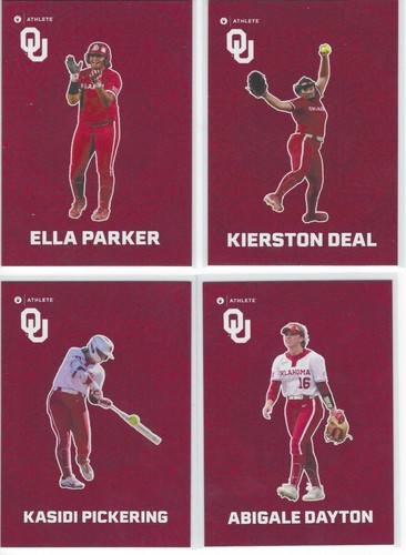 2025 Onit Athlete Oklahoma Sooners Women's Softball pick your card - Picture 46 of 49