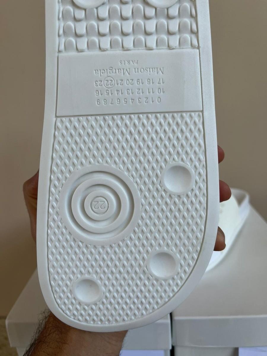 Maison Martin Margiela , Logo Slippers in White , BNIB 39 | eBay