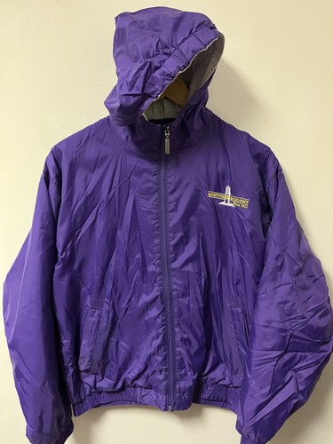 Monteverde Academy Florida Full Zip Jacket Size Youth L Large Purple
