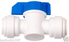 Hydro-Logic 1/4" QC x 1/4" QC Inline Shut Off Valve Save $$ W/ BAY HYDRO $$