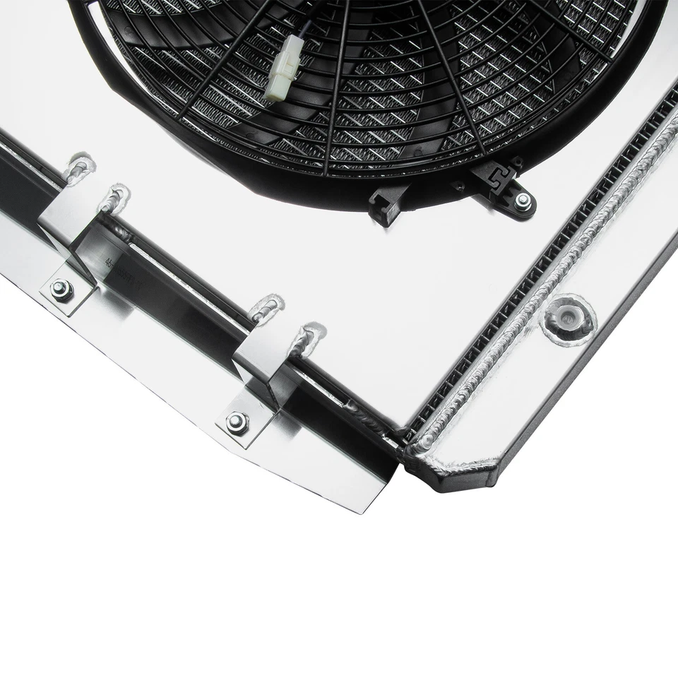 4Row Radiator Shroud Fan fit 1955~1959 Chevy GMC Truck 3100 3200 3400,3500 3600 - Imagem 4 de 4