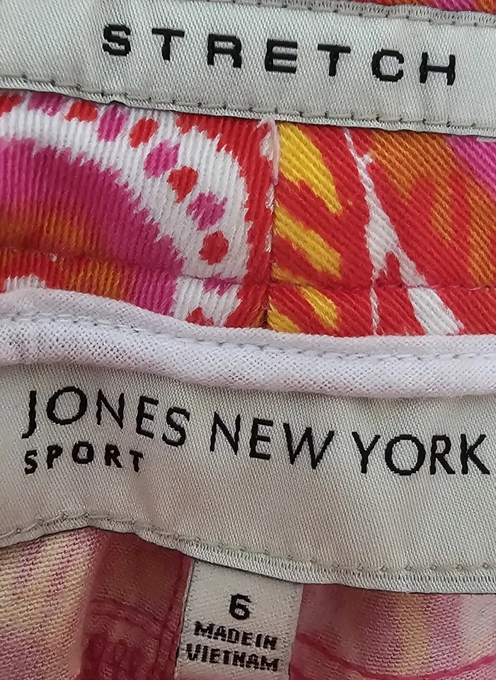 Saia Feminina Jones New York Tamanho 6 Comprimento do Joelho com Cinto - Imagem 2 de 4