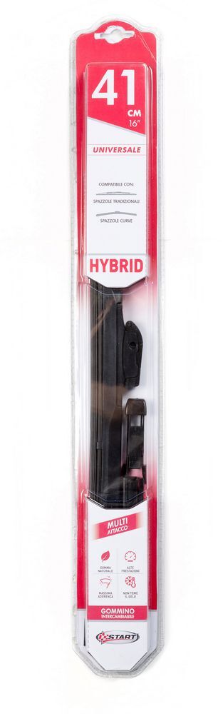 Spazzola tergicristallo singola Hybrid 41cm - 16" START