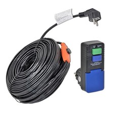 49m VOSS Heizkabel IPX7 Frostschutz Begleitheizung FI-Schalter Kabel Schutz