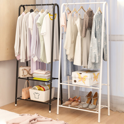 Modern Metal Clothes Rail Rack Garment Hanging Stand Open