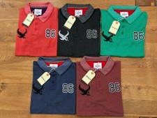 SoulCal 100% Cotton Eagle Embroidered Polo Shirt - BNWT - Assorted Sizes/Colours