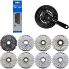 Shimano Wear Set HG40 Chain Wish Crank FC-TY501 Black Cassette Wreath