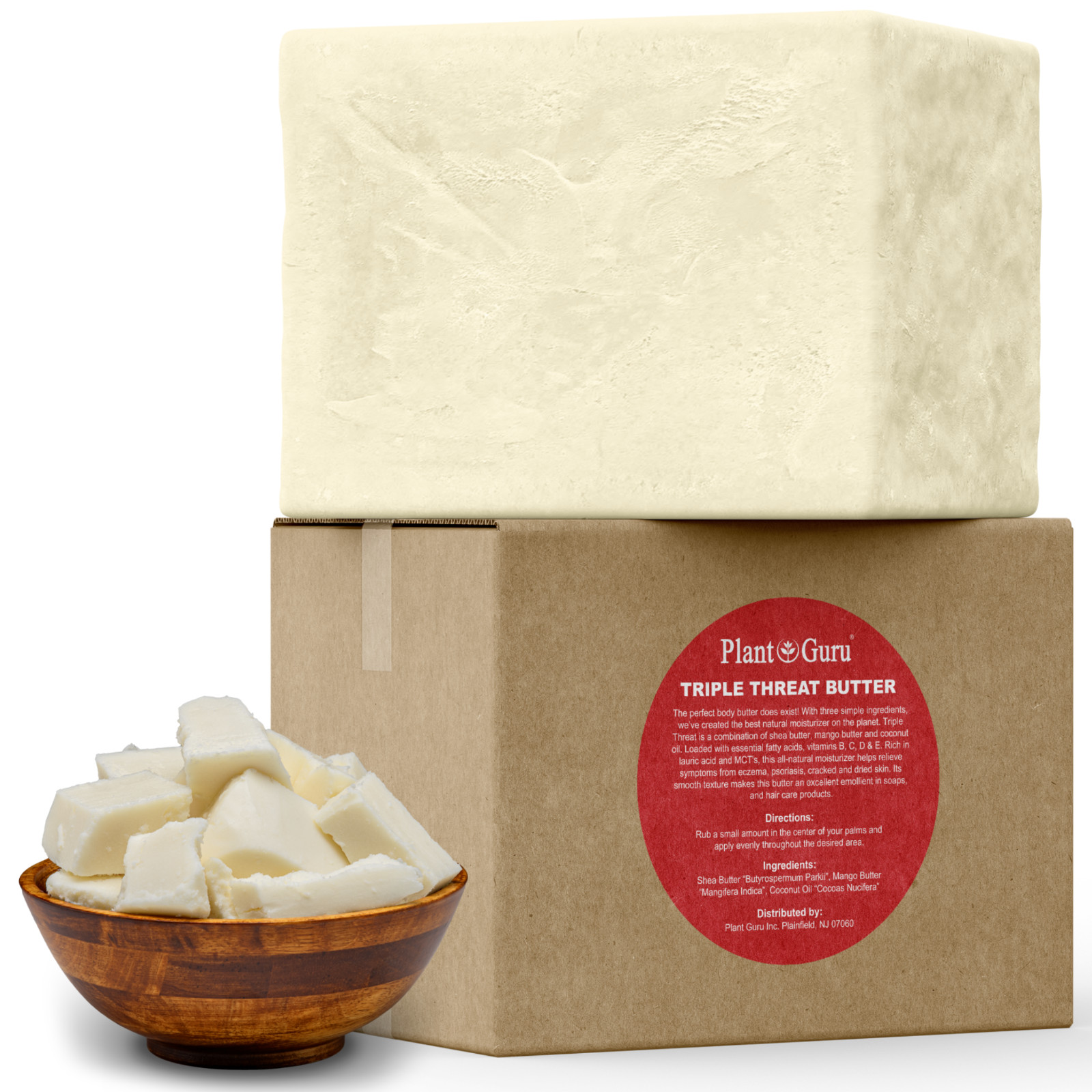 Triple Threat Butter - Raw Shea, Mango and Coconut Oil - 100