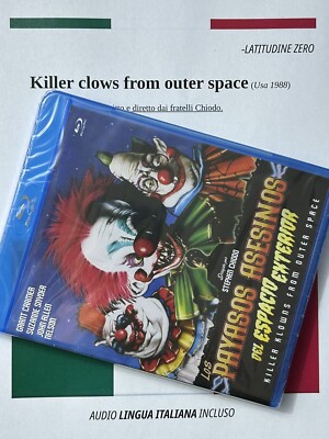 KILLER CLOWNS FROM OUTER SPACE (USA 1988) - BLURAY NEU mit italienischer Blu Ray