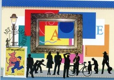 MAXIMAPHILIE / CARTE MAXIMUM PREMIER JOUR / ART DE L'AFFICHE 2003