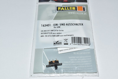 Faller Car System 163401 Ein- Aus- Schalter für LKW NEU in OVP (161758)