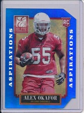 2013 Panini Elite Aspirations Die-Cut /43 Alex Okafor #106 Rookie RC