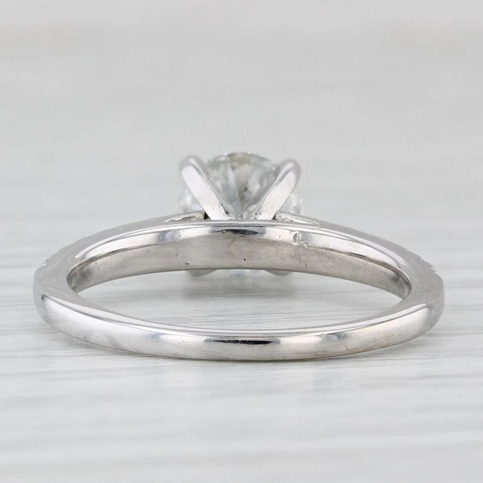 1.64 克拉圆形钻石订婚戒指 14k 金大教堂戒指 IGI Scott Kay — 第 4/4 张图片