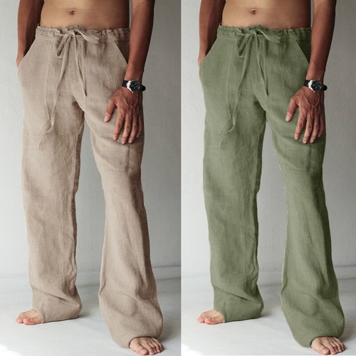 Cotton Linen Harem Pants 