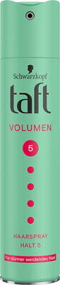SCHWARZKOPF TAFT Volume Hair Spray 250ml Hold #5 Made in Germany