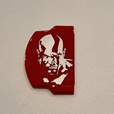 Red God Of War Sony PSP 2000 Battery Cover - Kratos