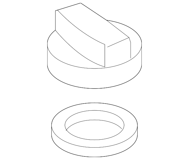 Оригинальная крышка маслозаливной горловины двигателя Mercedes-Benz 000 ...