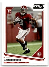 2018 SCORE BO SCARBROUGH RC ALABAMA CRIMSON TIDE #366