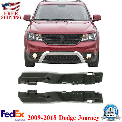 Front Bumper Bracket Set 2Pcs Plastic For 2009-2018 Dodge Journey