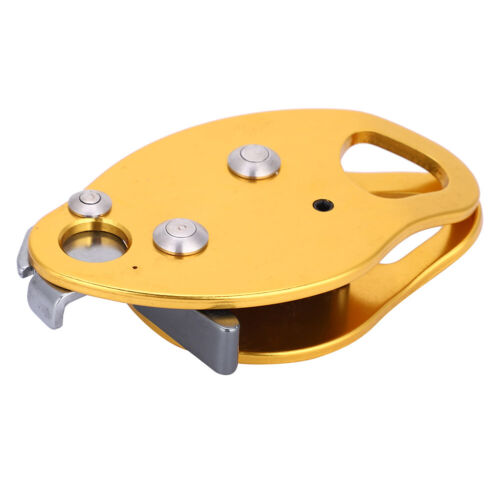 Self Braking Stop Descender For 11‑12.5mm Rope Clamp Grab Rescue Rappel Ring Vis - Afbeelding 1 van 9