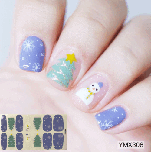 Christmas Snowflakes Design 3D Nail Art Stickers Decals Nail Decoration  - Picture 6 of 22