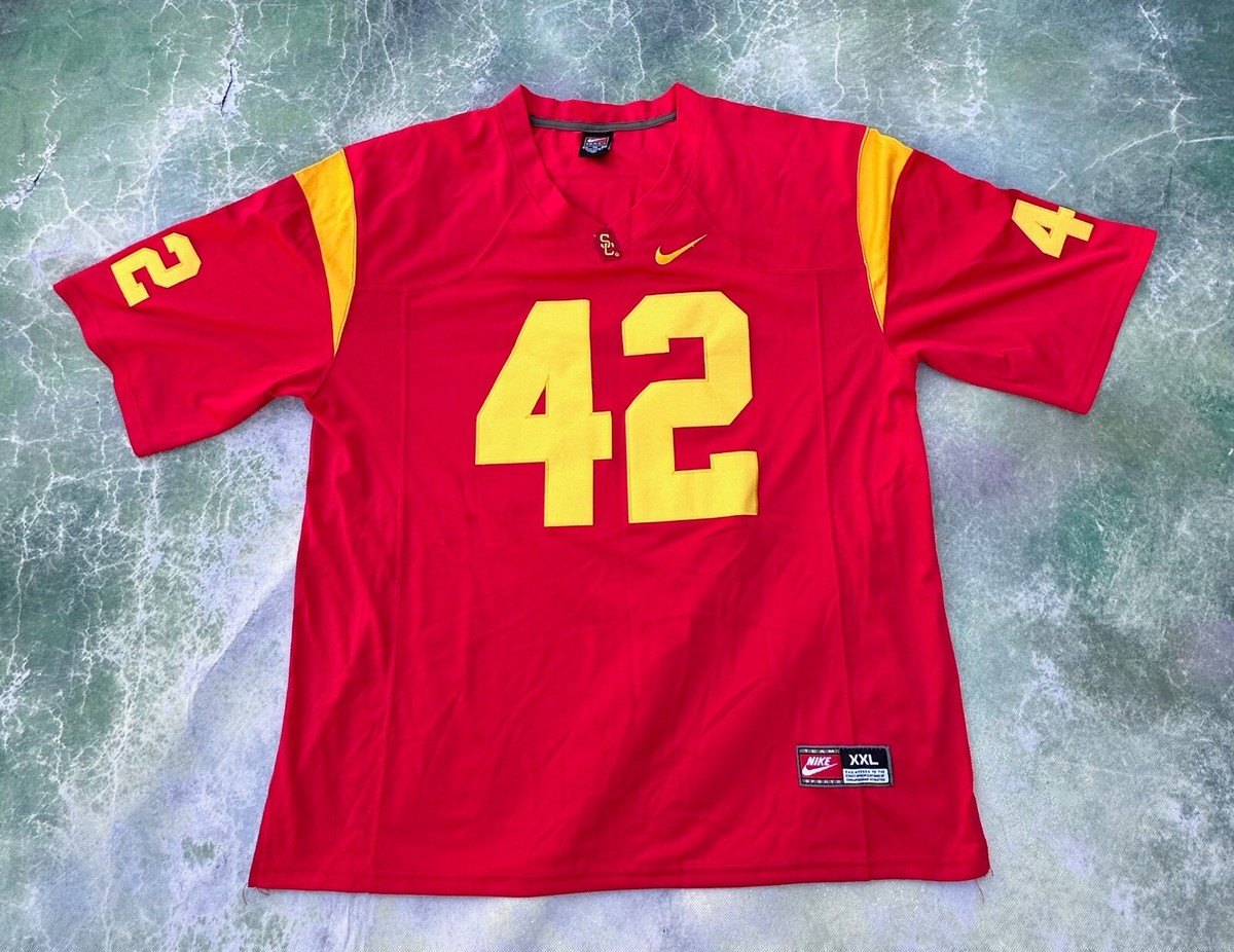 Vintage RARE Nike NCAA USC Trojans Ronnie Lott #42 Jersey Size XXL