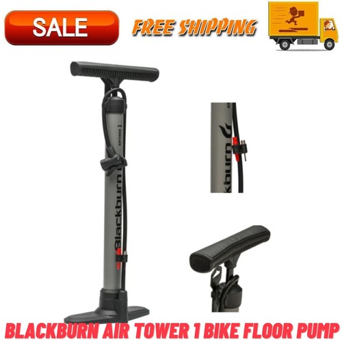 Blackburn Bicycle Floor Pump, Air Tower 1, 100 Psi Bike Pump Portable