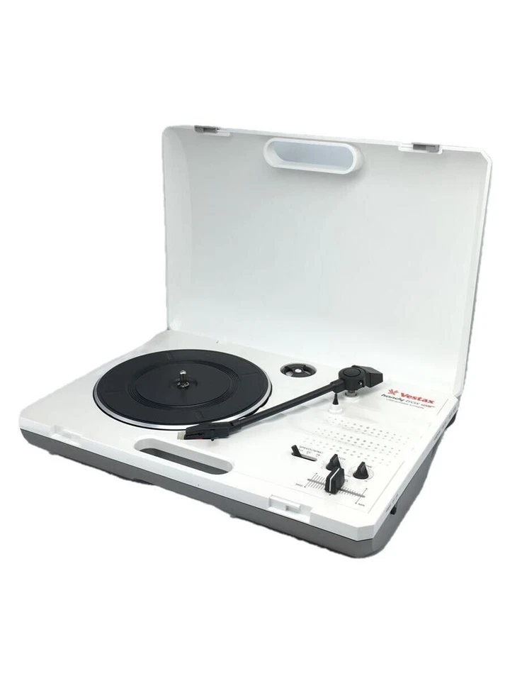 Vestax Handy Trax Turntable White Initial model Analog Portable Record Player - Image 4 of 4